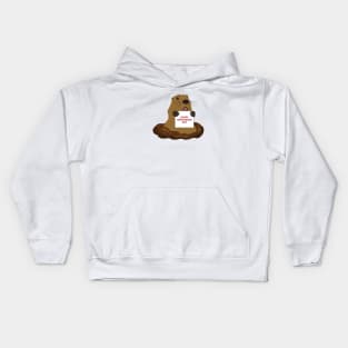 Happy Groundhog Day Kids Hoodie